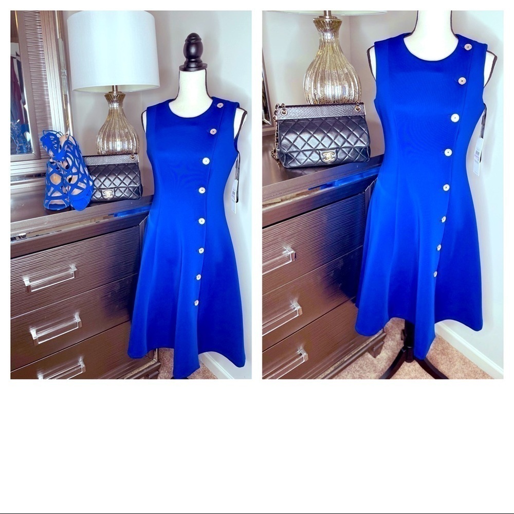 𝅺OFFICE or Cocktail Party Ready! A Line Calvin Klein Dress Sz 6